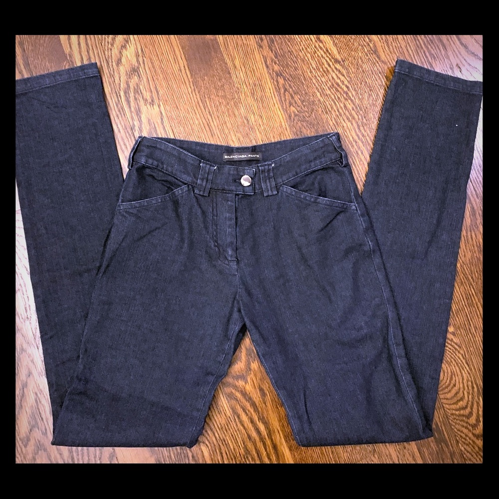 BALENCIAGA Dark Blue Skinny Jeans